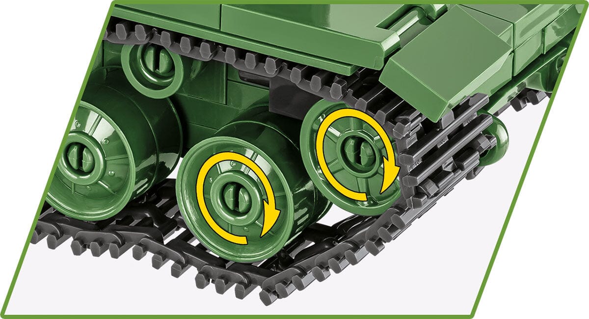 KV-2 Soviet brick tank model - COBI 2731 - 510 bricks - Image 9