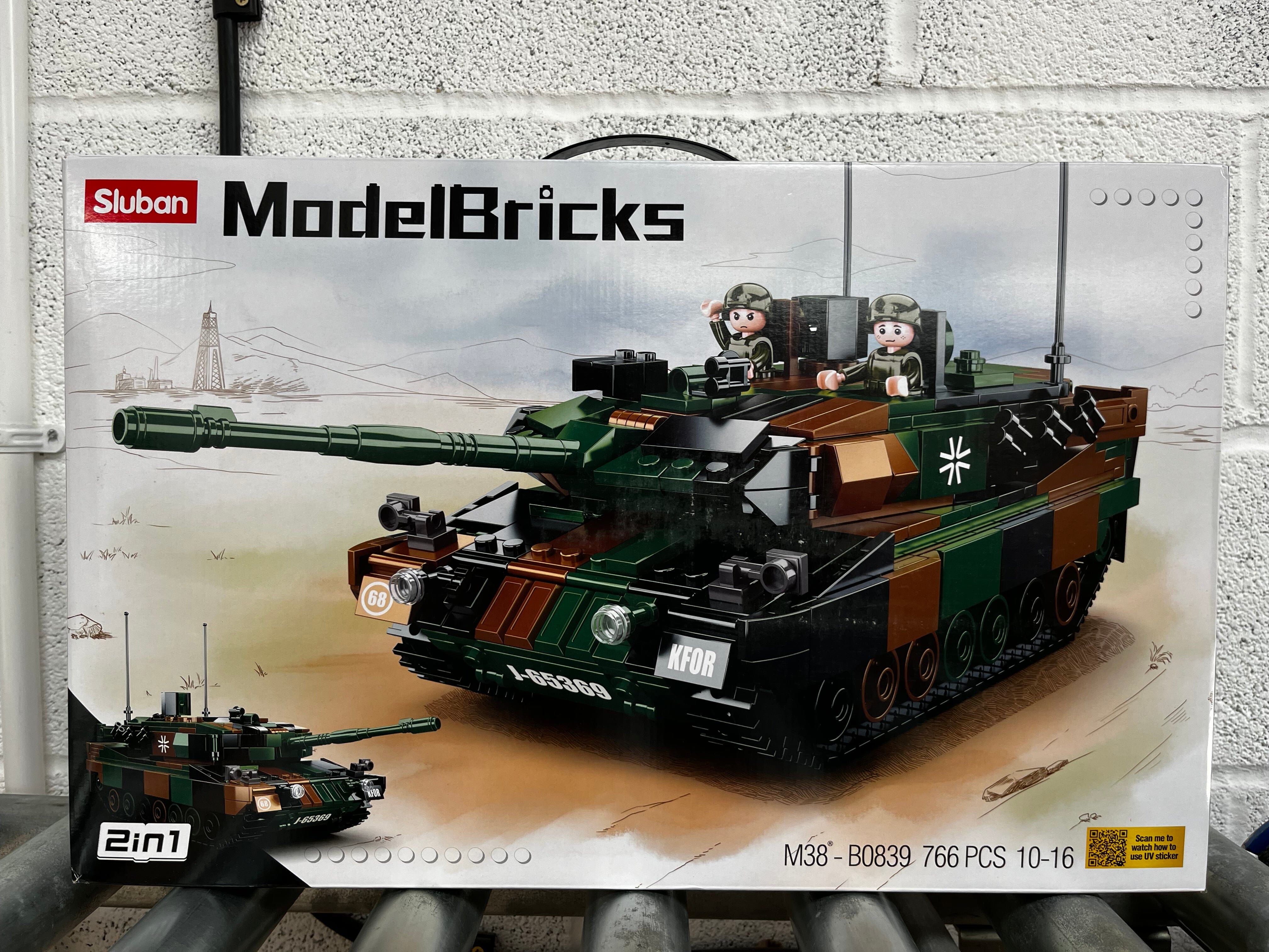 Leopard 2A5 brick tank model - Sluban M38-B0839 - 766 bricks - Image 5