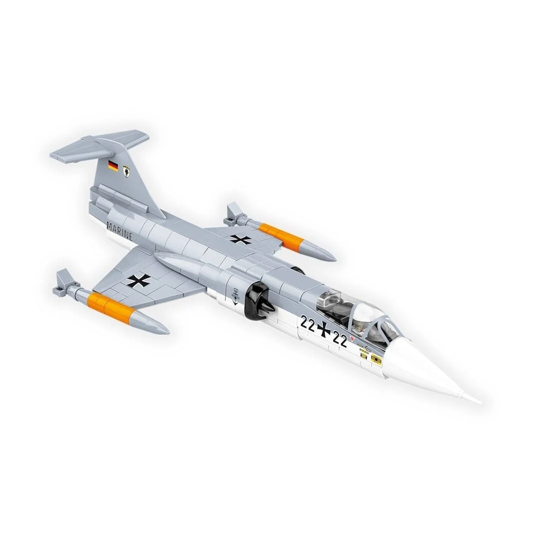 Lockheed F-104 Starfighter (Luftwaffe) brick plane model - COBI 5907 - 420 bricks - Image 7