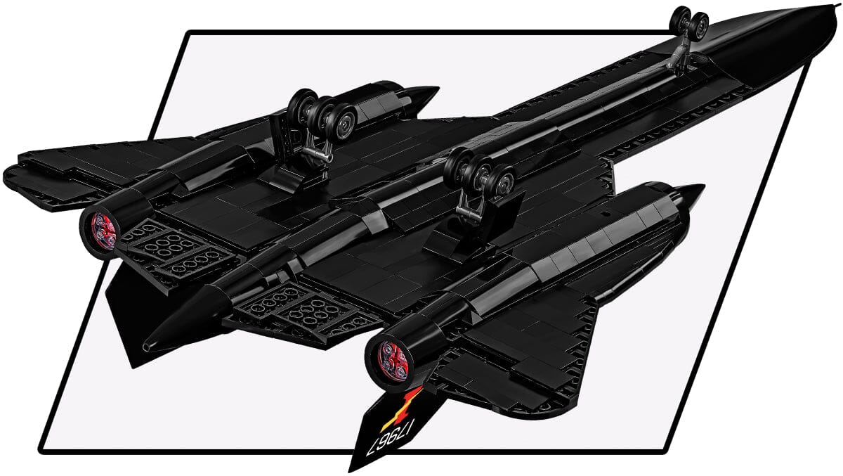 Lockheed SR-71 Blackbird brick aircraft model - COBI 5891 - 1330 bricks - Image 5