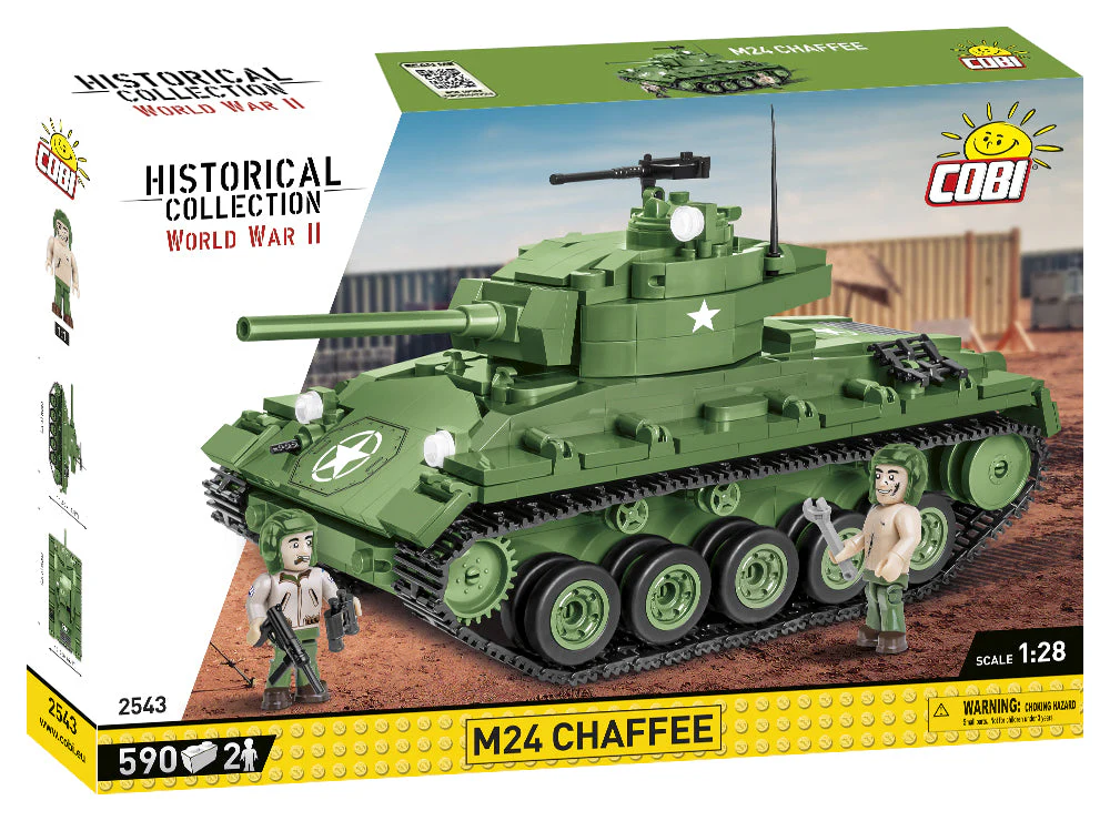 M24 Chaffee - COBI-2543 - 588 brick light tank - Image 12