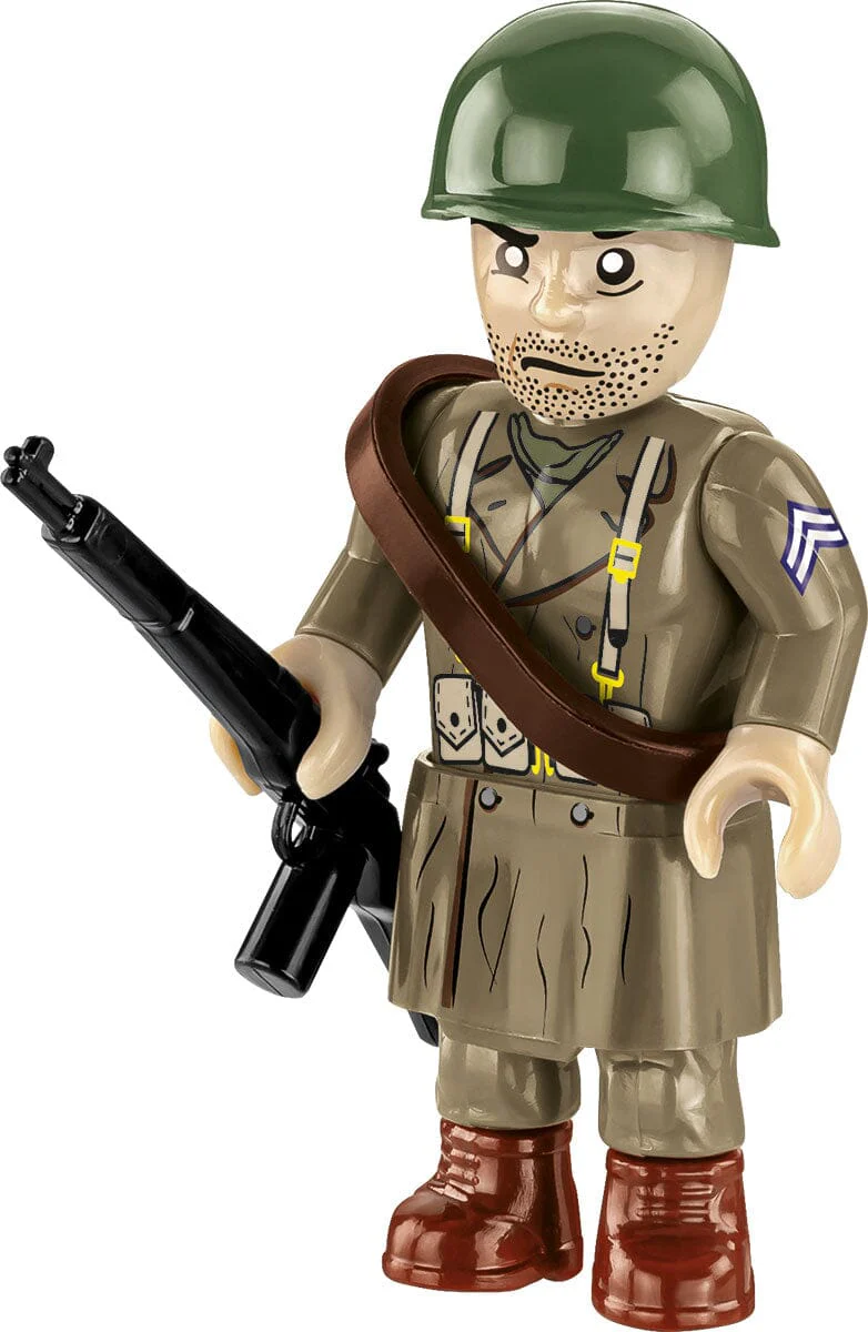 M4A1 Sherman brick tank model - COBI 3126 - 663 bricks - Image 11