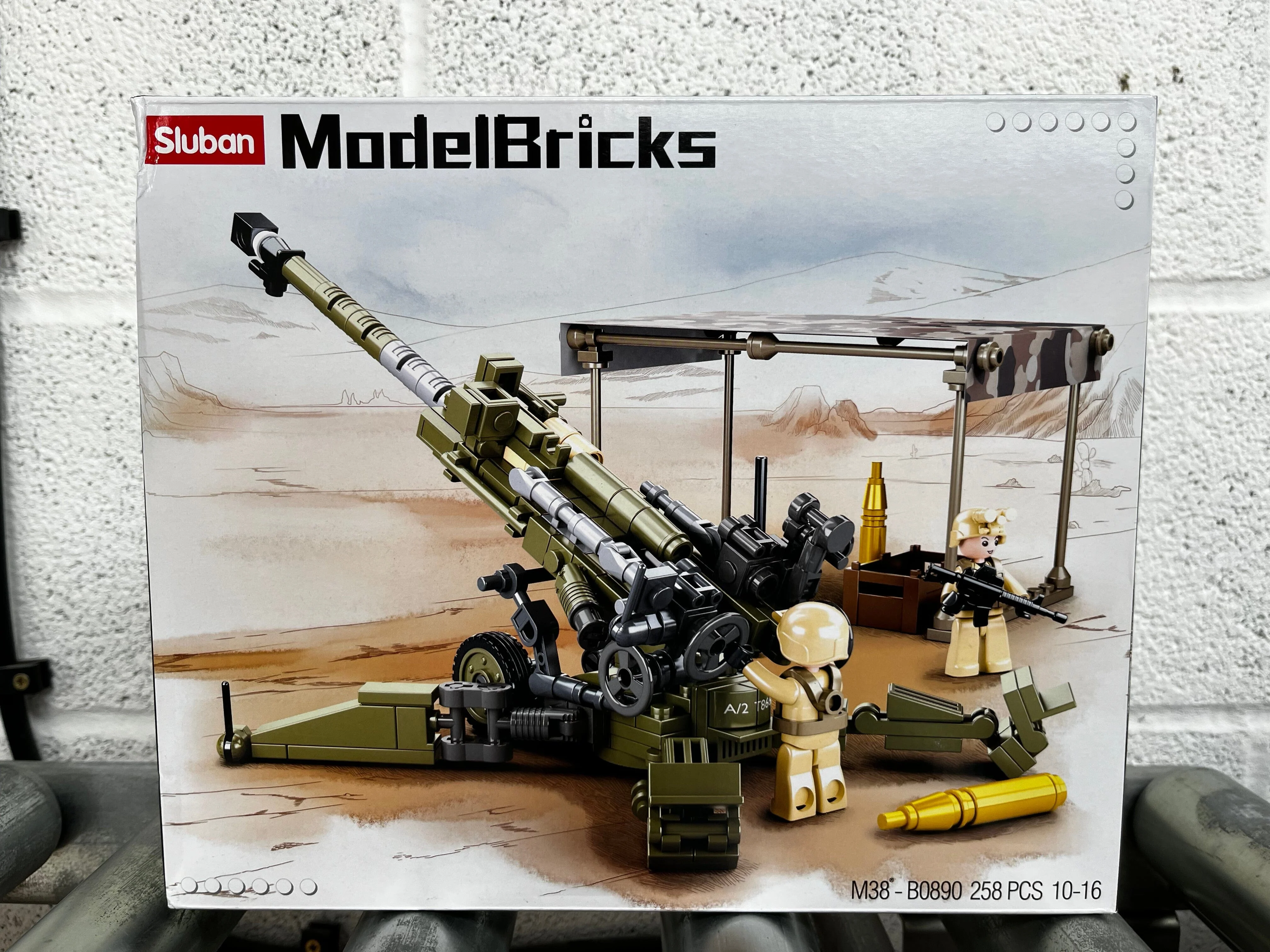 M777 Howitzer brick model - Sluban M38-B0890 - 258 bricks - Image 6