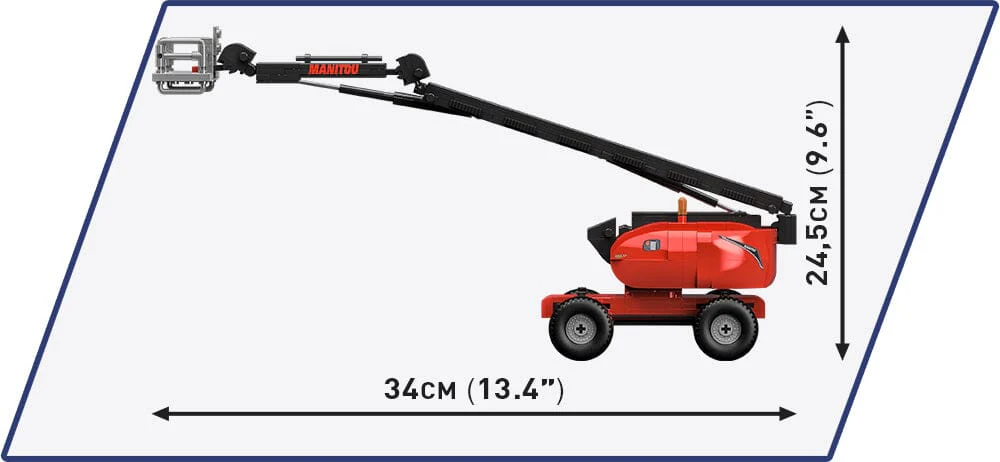 Manitou 280 TJ brick model - COBI 1683 - 347 bricks - Image 2