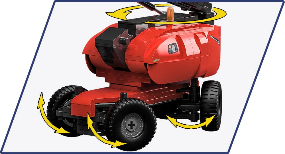 Manitou 280 TJ brick model - COBI 1683 - 347 bricks - Image 4
