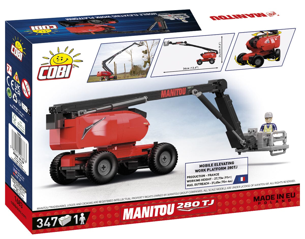 Manitou 280 TJ brick model - COBI 1683 - 347 bricks - Image 6