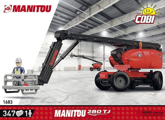 Manitou 280 TJ brick model - COBI 1683 - 347 bricks - Image 7
