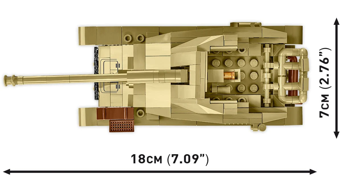 Marder III (Sd.Kfz.139) brick model tank - COBI 3131 - 486 bricks - Image 4