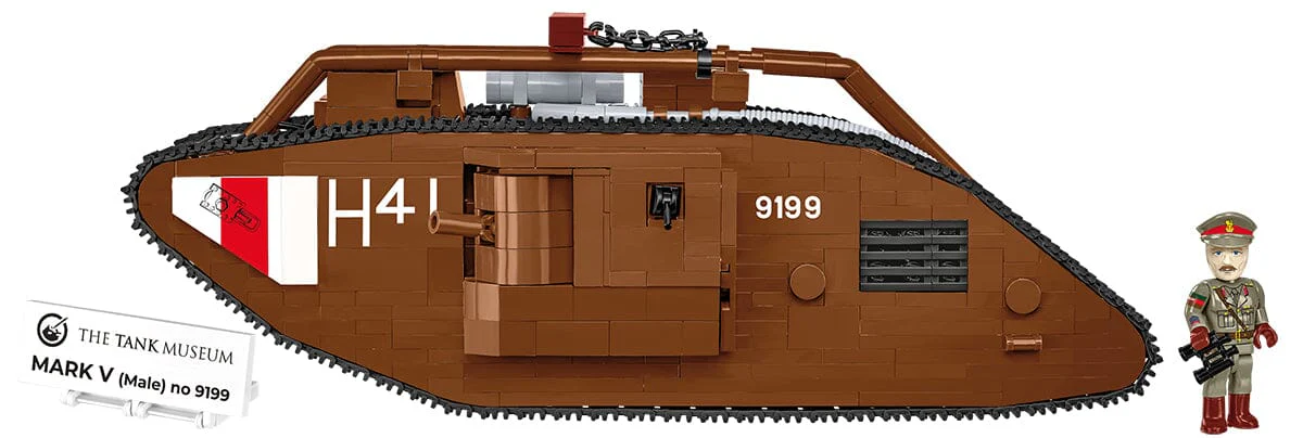 Mark V (Male) no. 9199 WWI brick model - COBI 2995 - 844 bricks - Image 4