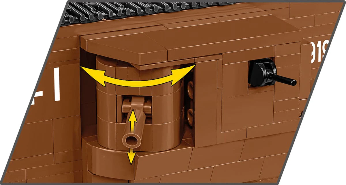Mark V (Male) no. 9199 WWI brick model - COBI 2995 - 844 bricks - Image 8
