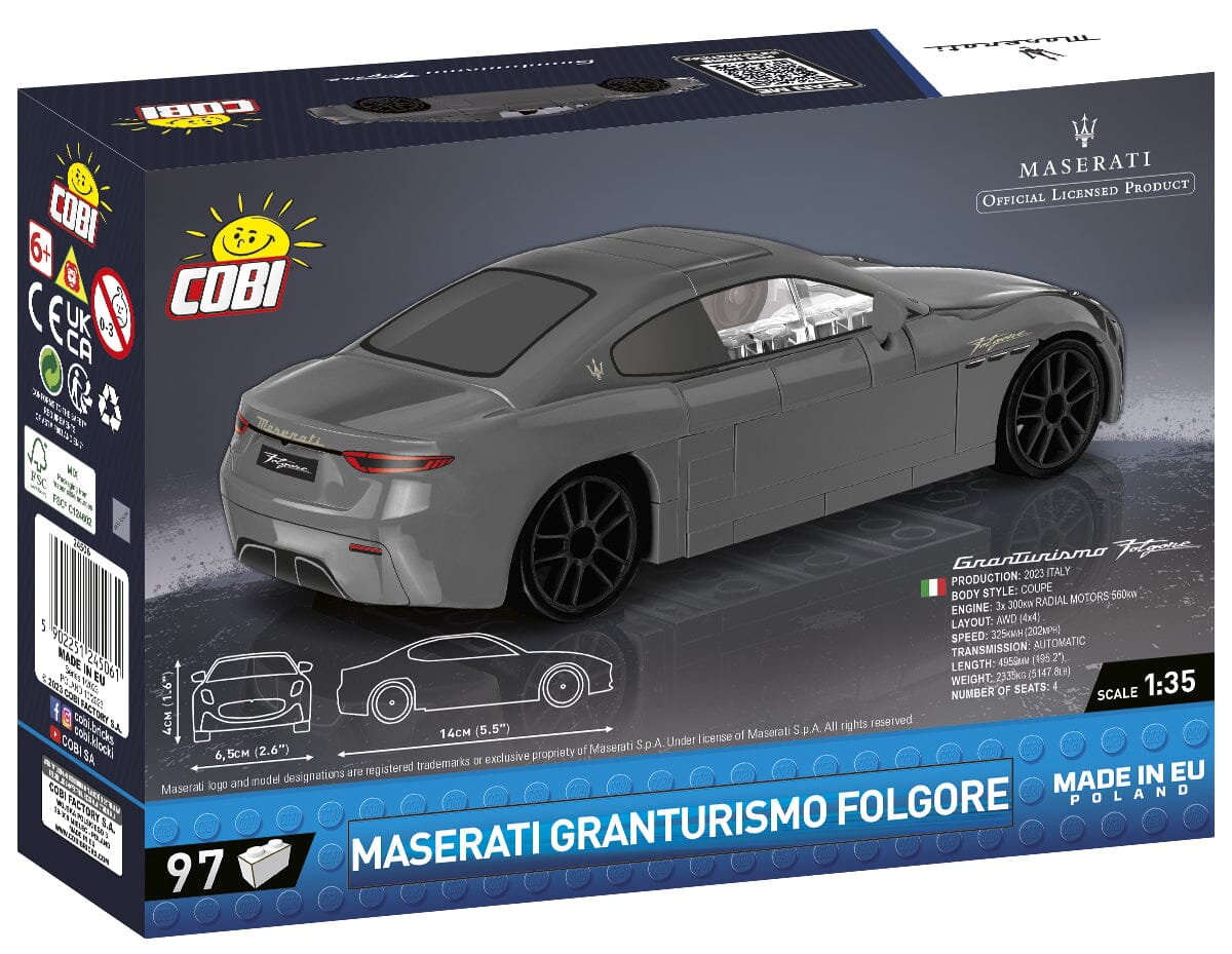 Maserati Granturismo Folgore brick model car - COBI 24506 - 97 bricks - Image 3