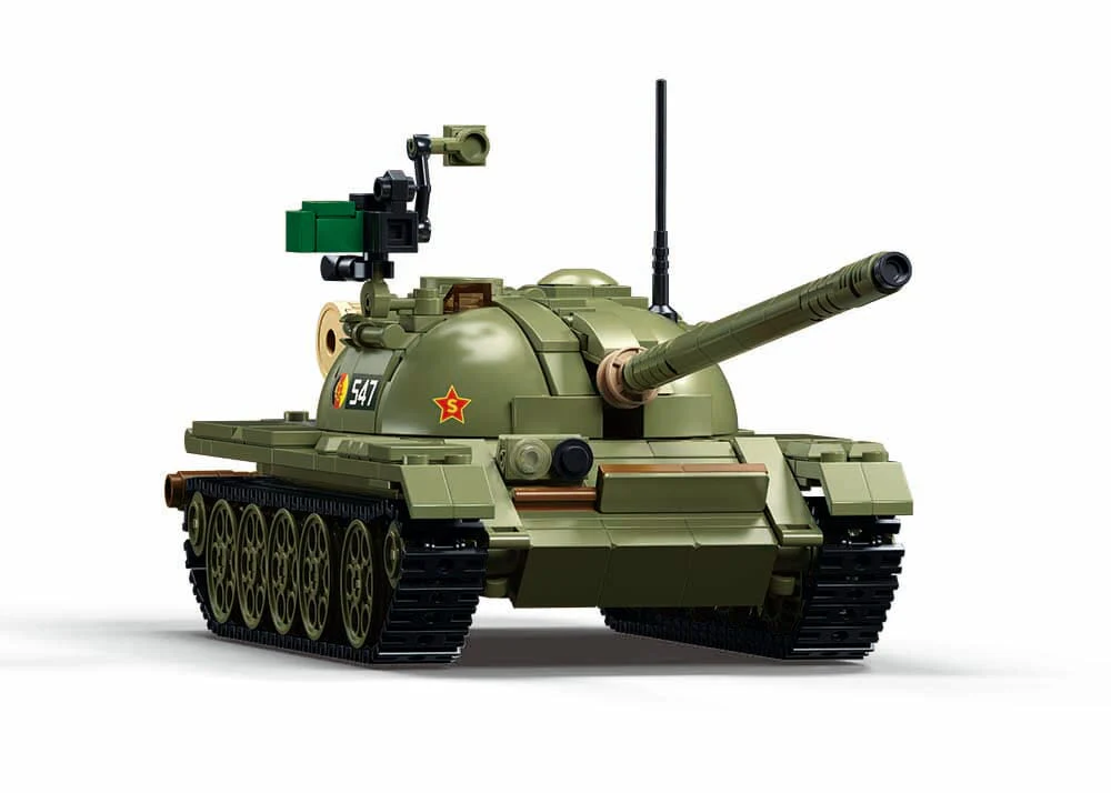 T-54S (3 into 1) brick tank model - Sluban M38-B1135 - 604 bricks - Image 2