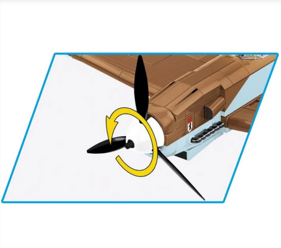 Messerschmitt BF 109 G brick model plane - COBI 5761 - 350 bricks - Image 8