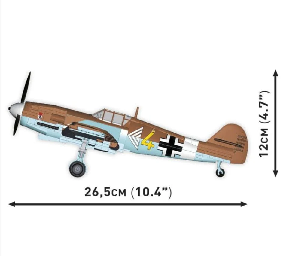 Messerschmitt BF 109 G brick model plane - COBI 5761 - 350 bricks - Image 9