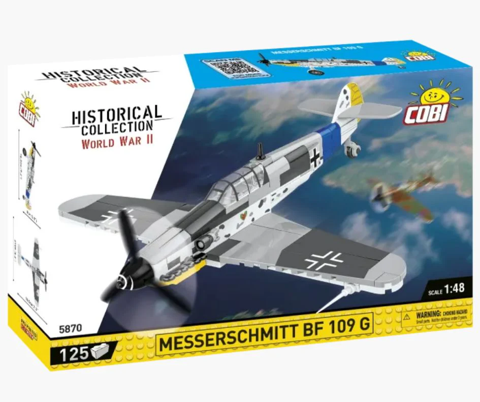 Messerschmitt BF 109 G brick plane model - COBI 5870 - 125 bricks - Image 2