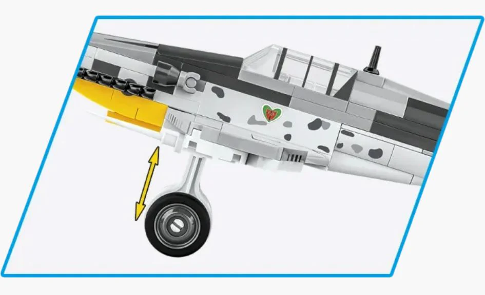 Messerschmitt BF 109 G brick plane model - COBI 5870 - 125 bricks - Image 6