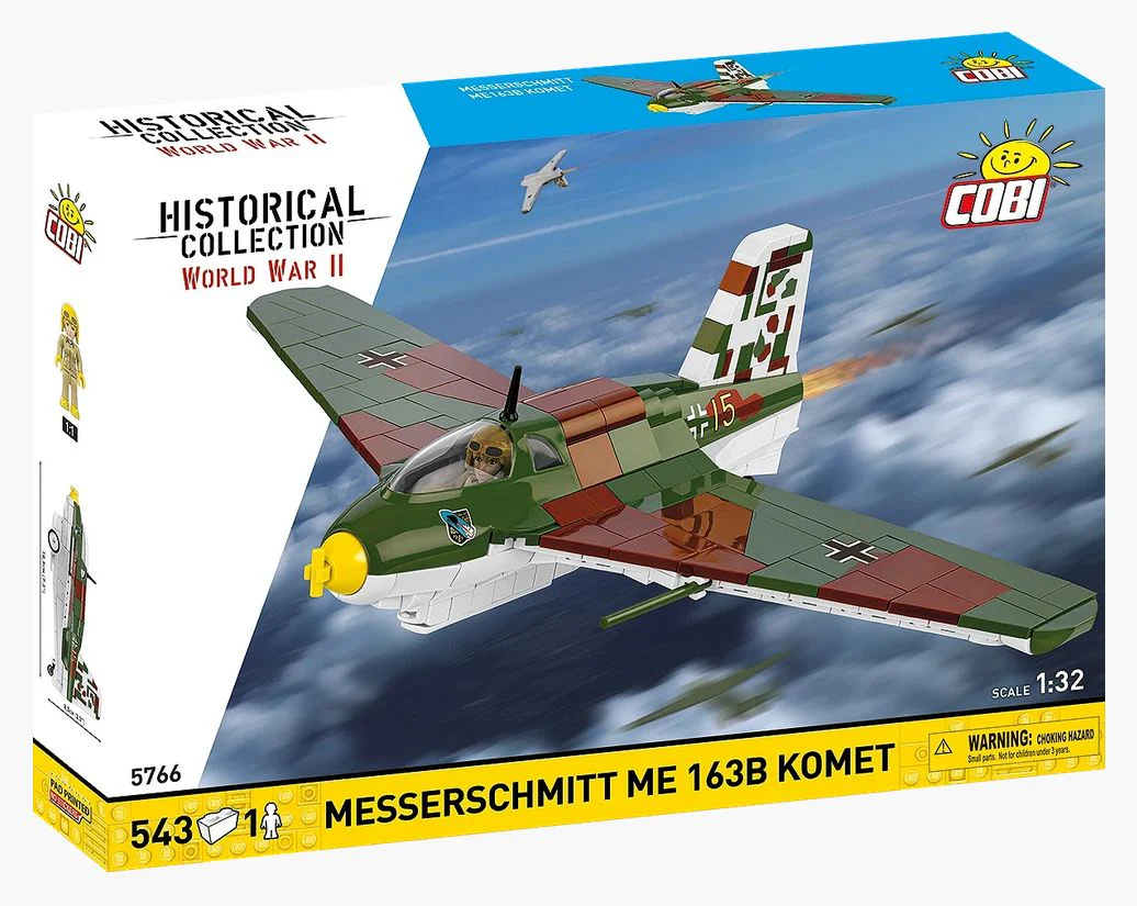 Messerschmitt Me 163B Komet brick plane model - COBI 5766 - 543 bricks - Image 2