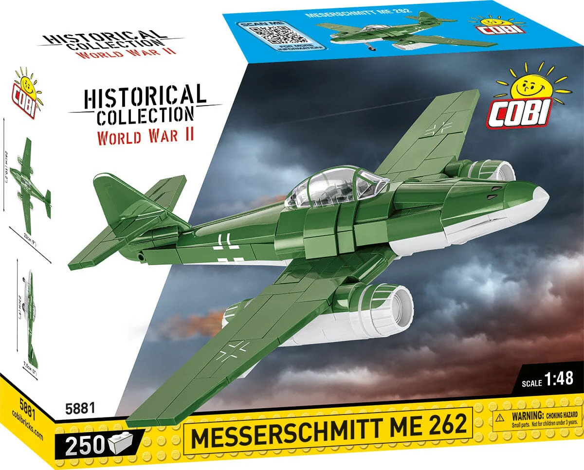 Messerschmitt ME 262 brick plane model - COBI 5881 - 250 bricks - Image 5