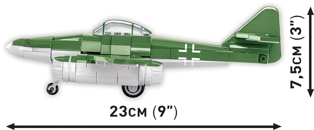Messerschmitt ME 262 brick plane model - COBI 5881 - 250 bricks - Image 8