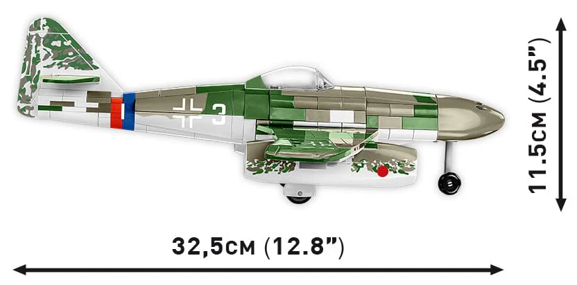 Messerschmit ME 262A 1A brick plane model - COBI 5721 - 390 bricks - Image 7