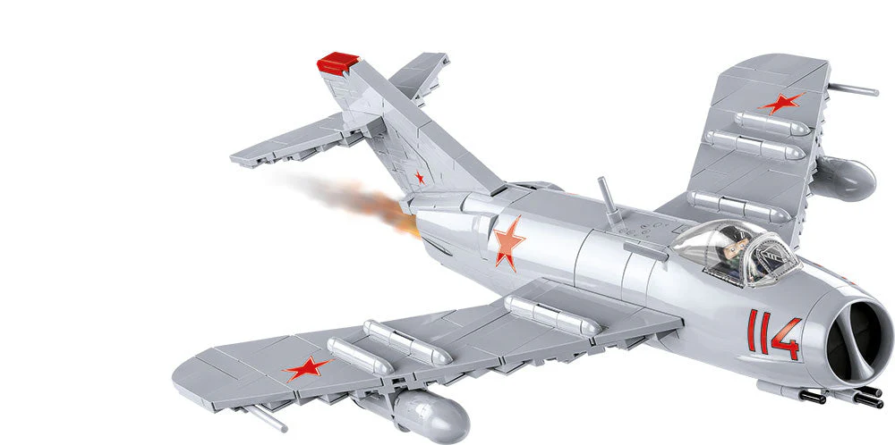 MIG-17 "Fresco" brick plane model - COBI 5823 - 568 bricks - Image 5