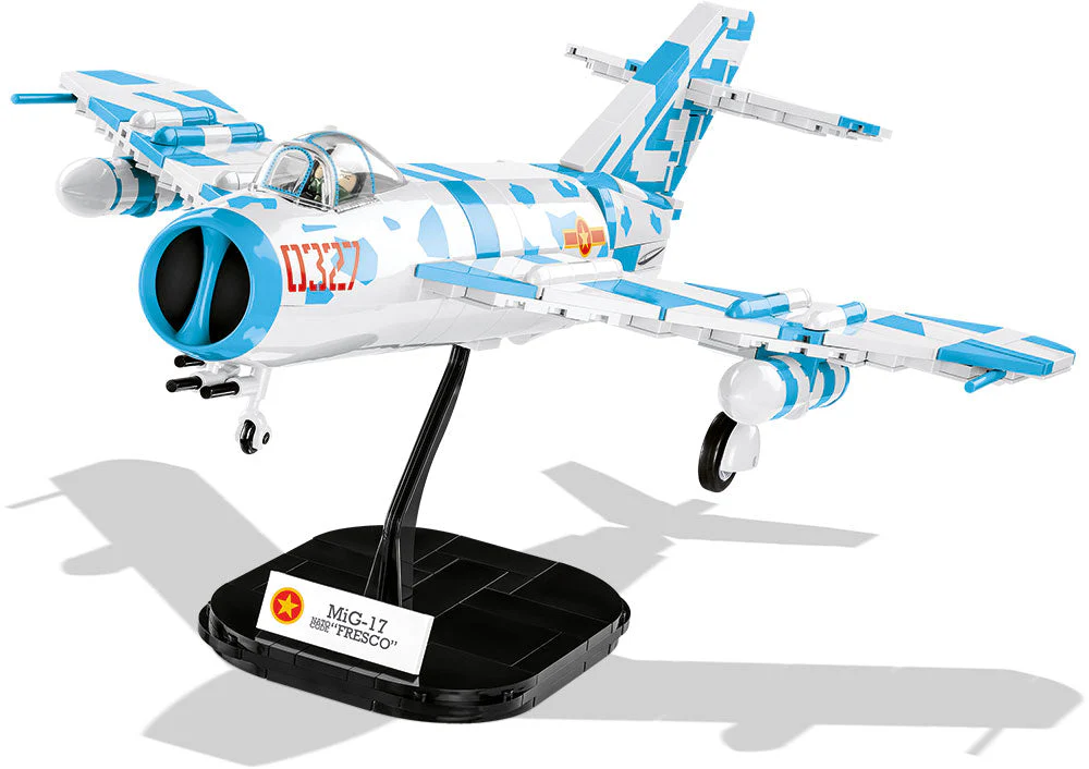 MIG-17 NATO 'FRESCO' brick plane model - COBI 2424 - 577 bricks - Image 8