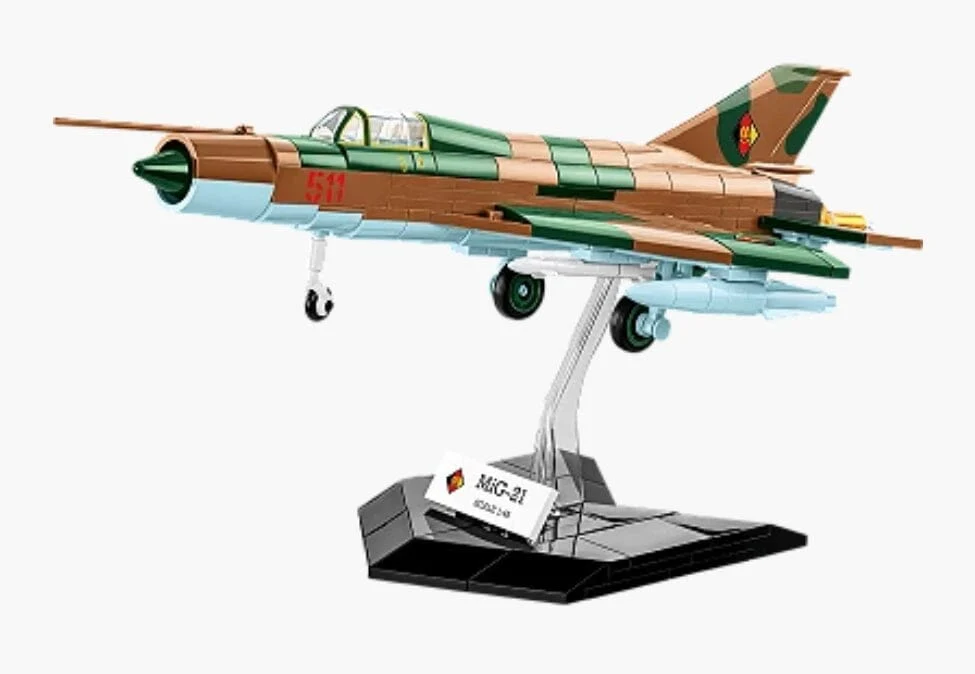 MIG-21 brick plane model - COBI 5919 - 396 bricks