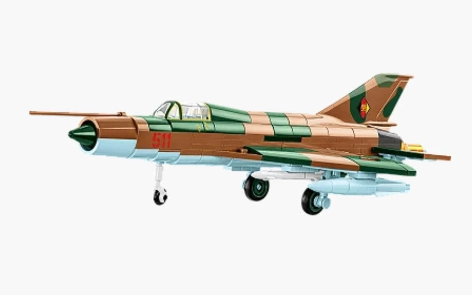 MIG-21 brick plane model - COBI 5919 - 396 bricks - Image 4