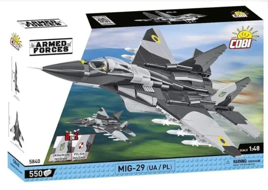 MIG 29 brick plane model - COBI 5840 - 590 bricks
