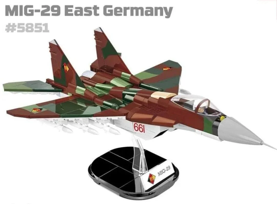 MIG 29 DDR brick plane model - COBI 5851 - 590 bricks - Image 2