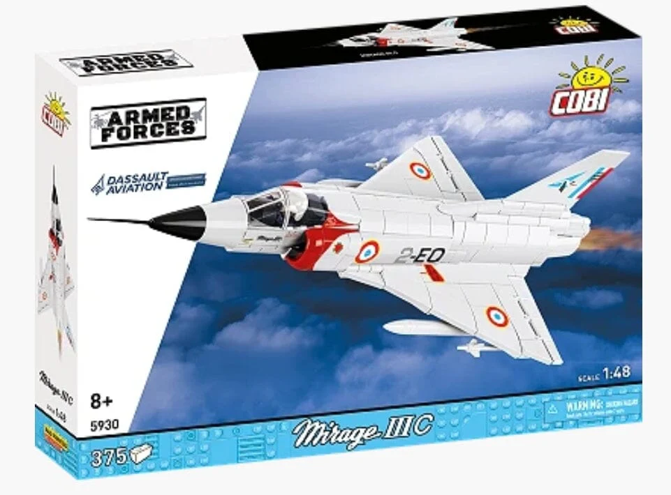 Mirage IIIC brick plane model - COBI 5930 - 375 bricks - Image 9