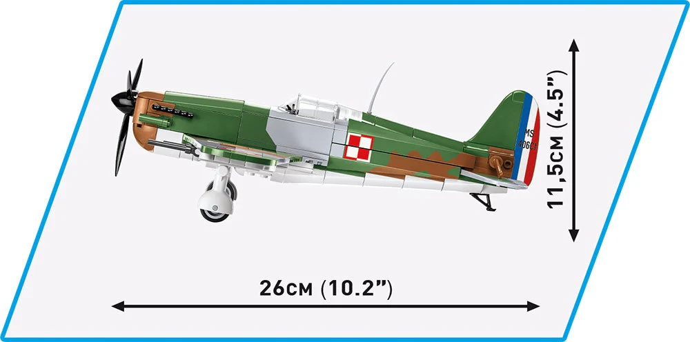 Morane-Saulnier MS.406 - COBI 5724 - 317 bricks - Image 6