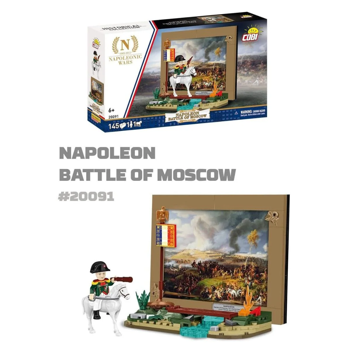 Napoleon 'Battle of Moscow' brick model - COBI 20091 - 145 bricks