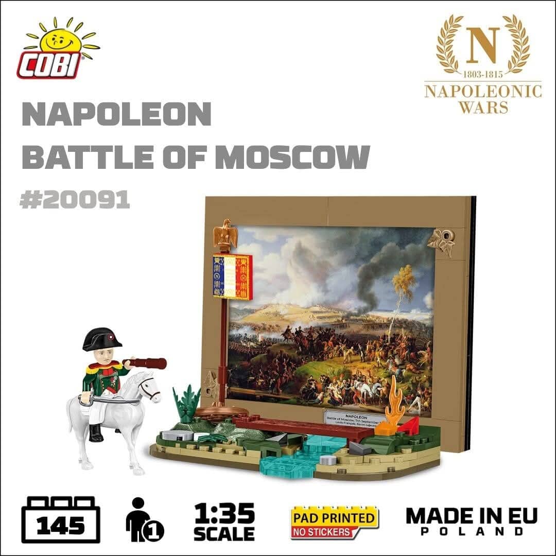 Napoleon 'Battle of Moscow' brick model - COBI 20091 - 145 bricks - Image 2