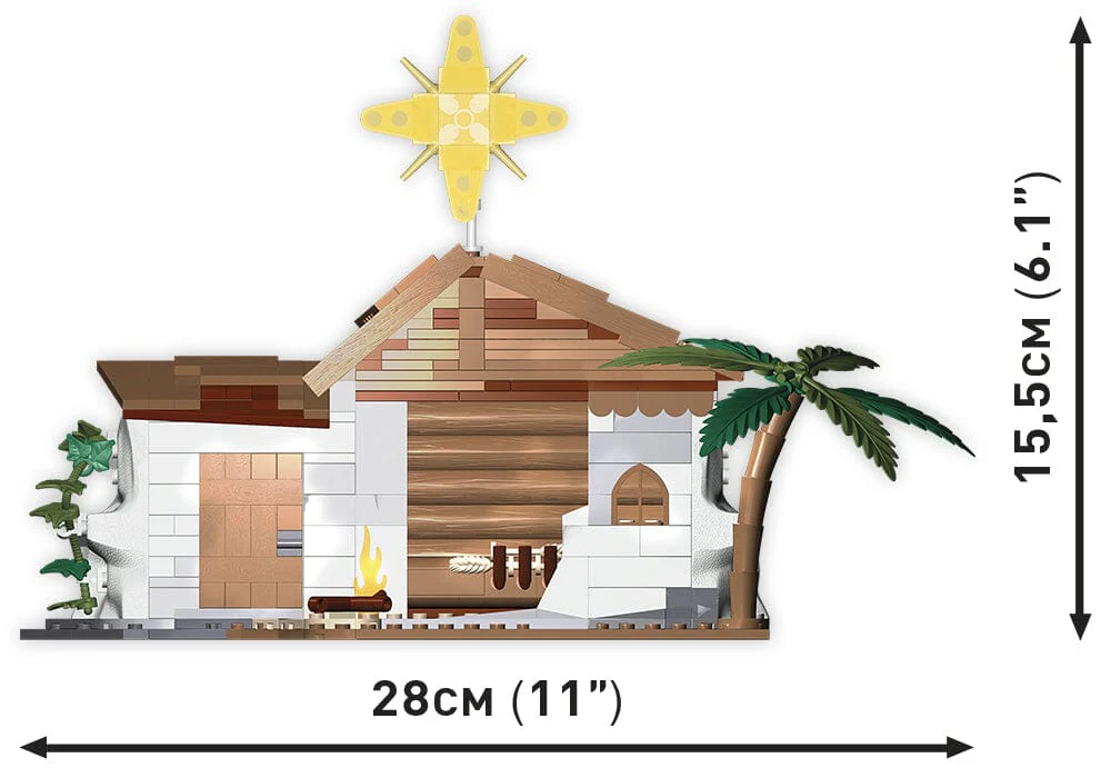 Nativity Scene brick model - COBI 20006 - 370 bricks - Image 5
