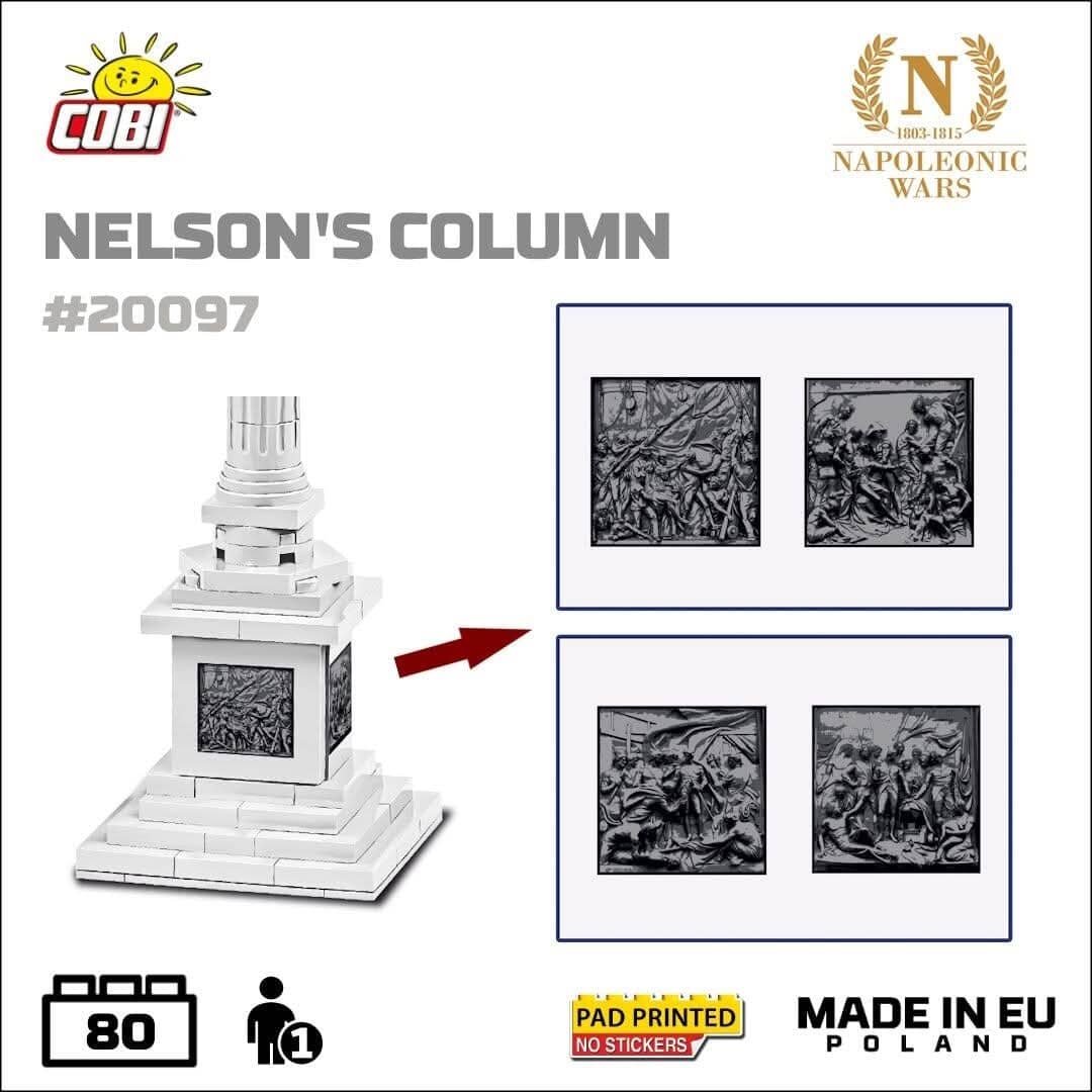 Nelson's Column brick model - COBI 20097 - 85 bricks - Image 3