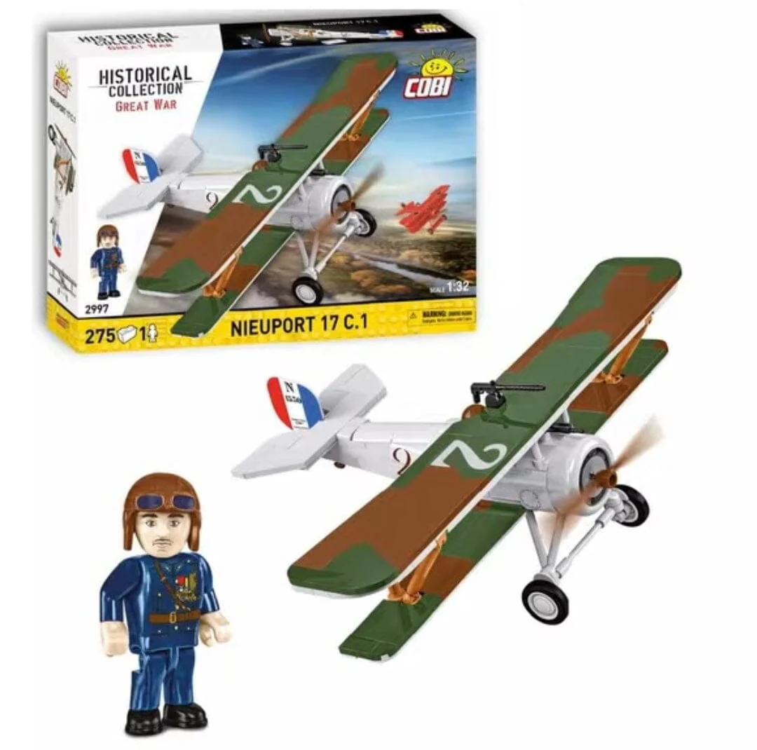 Neuport 17 C. brick plane model - COBI 2997 - 277 bricks