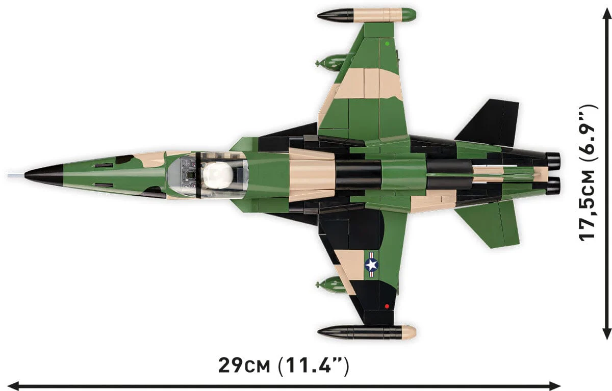 Northrop F-5A F.F plane model - COBI 2425 - 352 bricks - Image 3