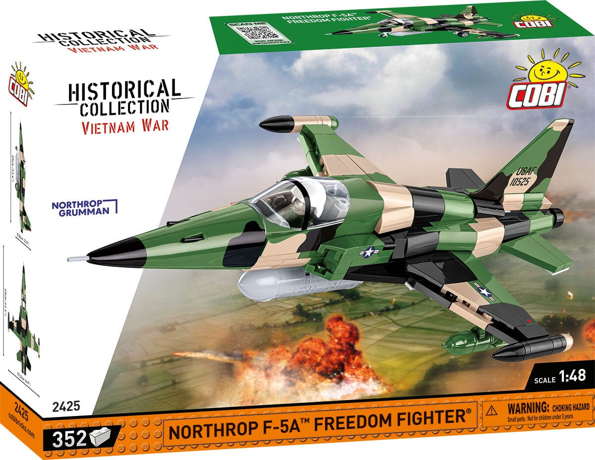 Northrop F-5A F.F plane model - COBI 2425 - 352 bricks - Image 8