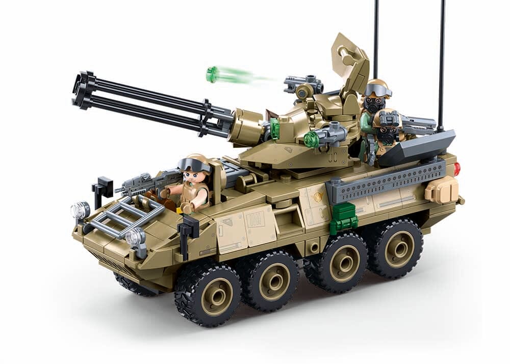 OEF Stryker ADS brick model - Sluban M38-B1258 - 320 bricks