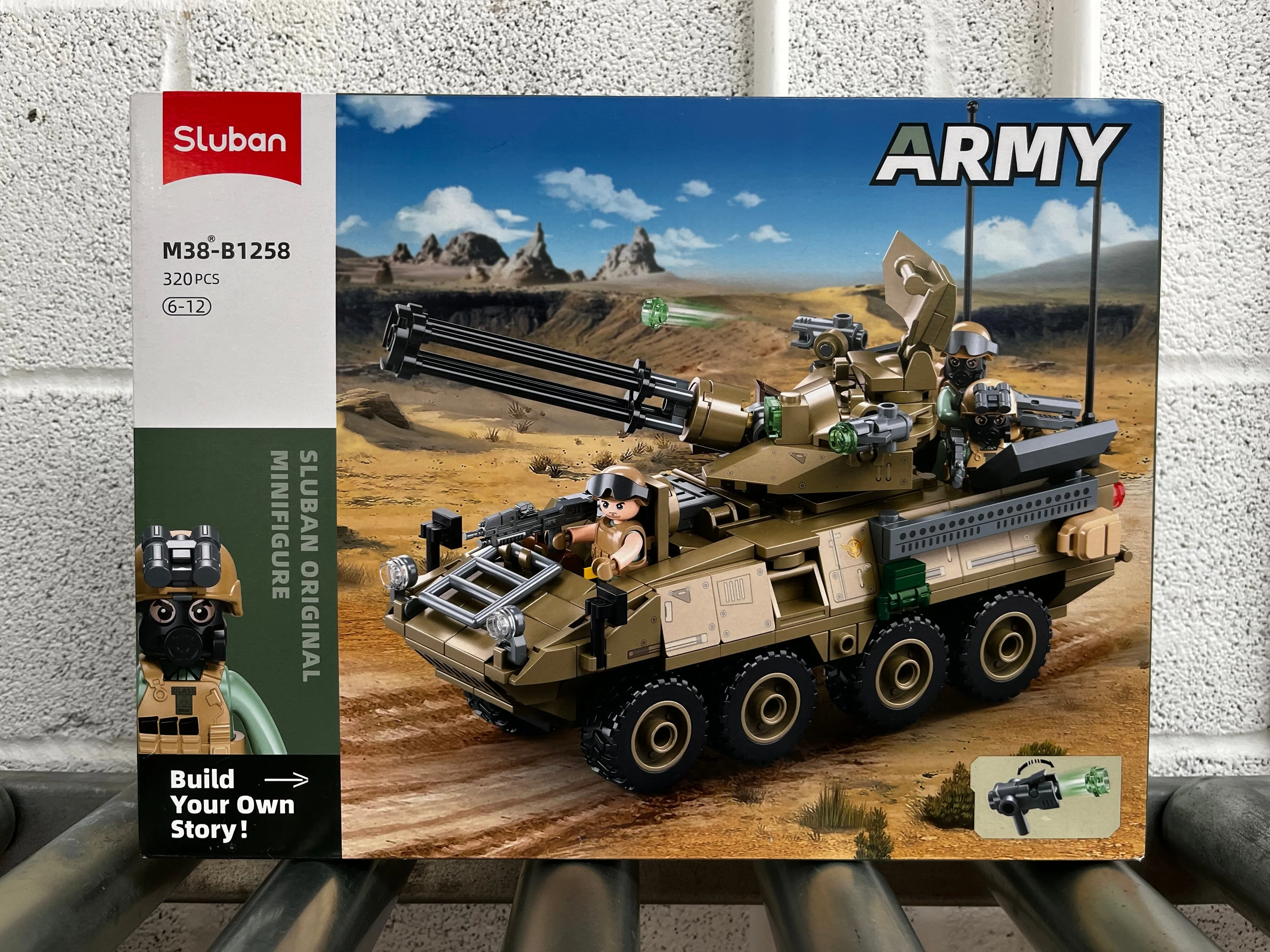 OEF Stryker ADS brick model - Sluban M38-B1258 - 320 bricks - Image 6