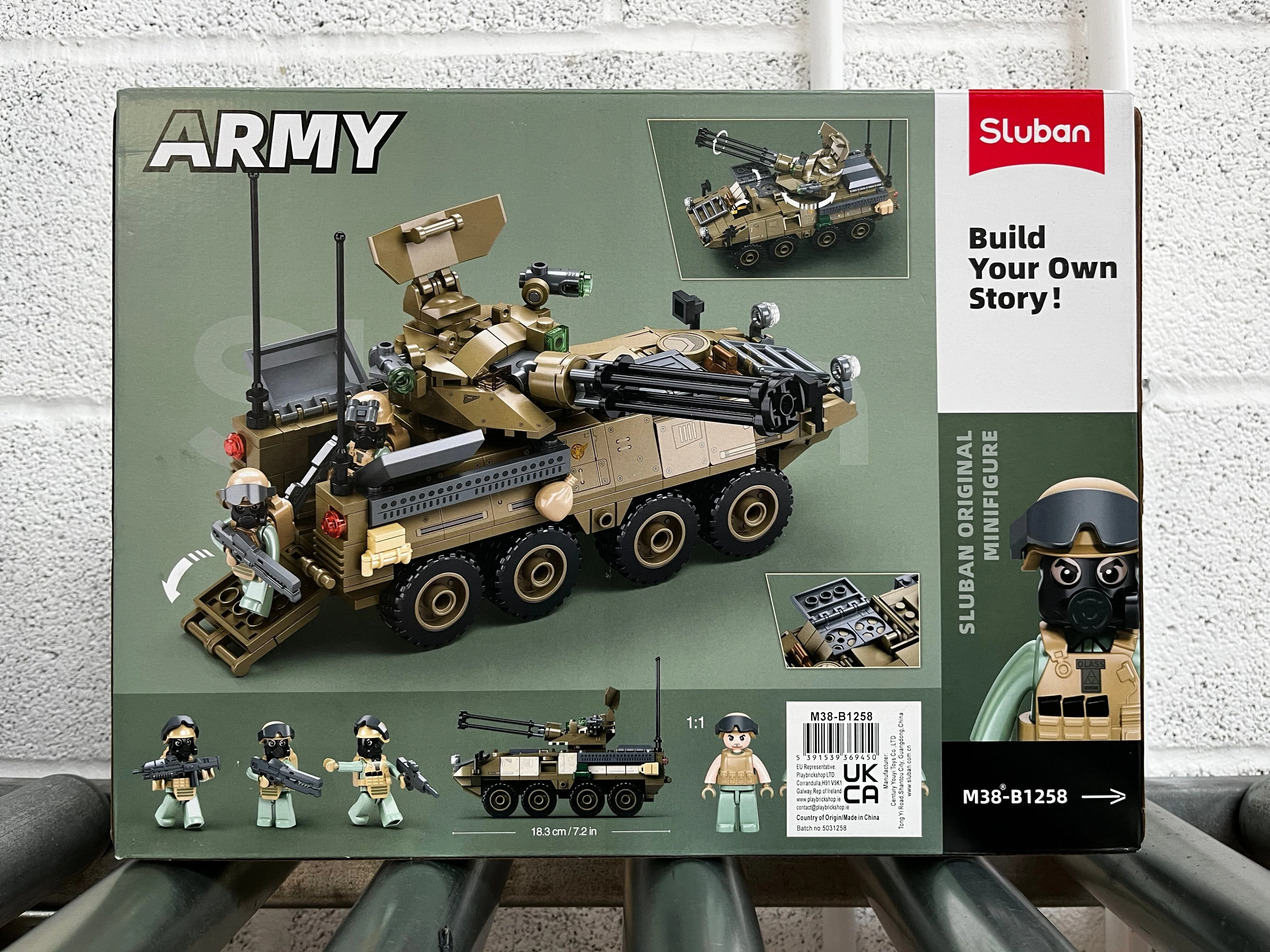 OEF Stryker ADS brick model - Sluban M38-B1258 - 320 bricks - Image 7