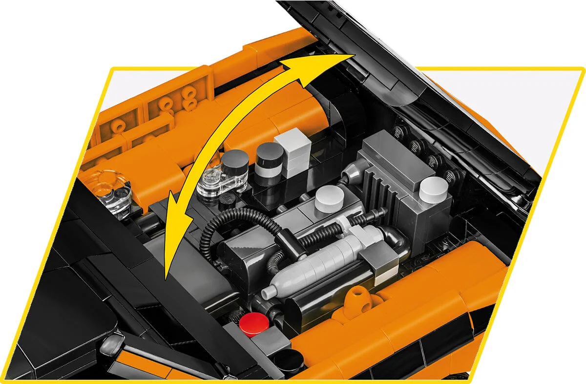 Opel Manta A GT/E 1974 brick model car - COBI 24349 - 1938 bricks - Image 9