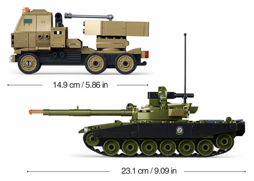 Operation Hunt and Eliminate brick model - Sluban M38-B1259 - 579 bricks - Image 4