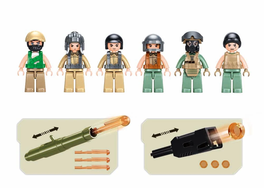 Operation Hunt and Eliminate brick model - Sluban M38-B1259 - 579 bricks - Image 5