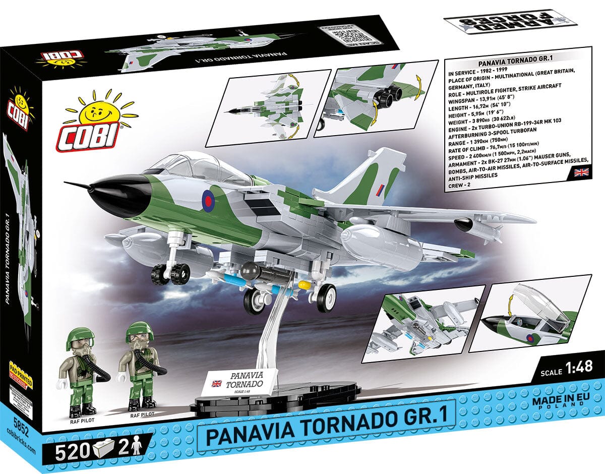 Panavia Tornado GR.1 RAF brick plane model - COBI 5852 - 520 bricks - Image 4