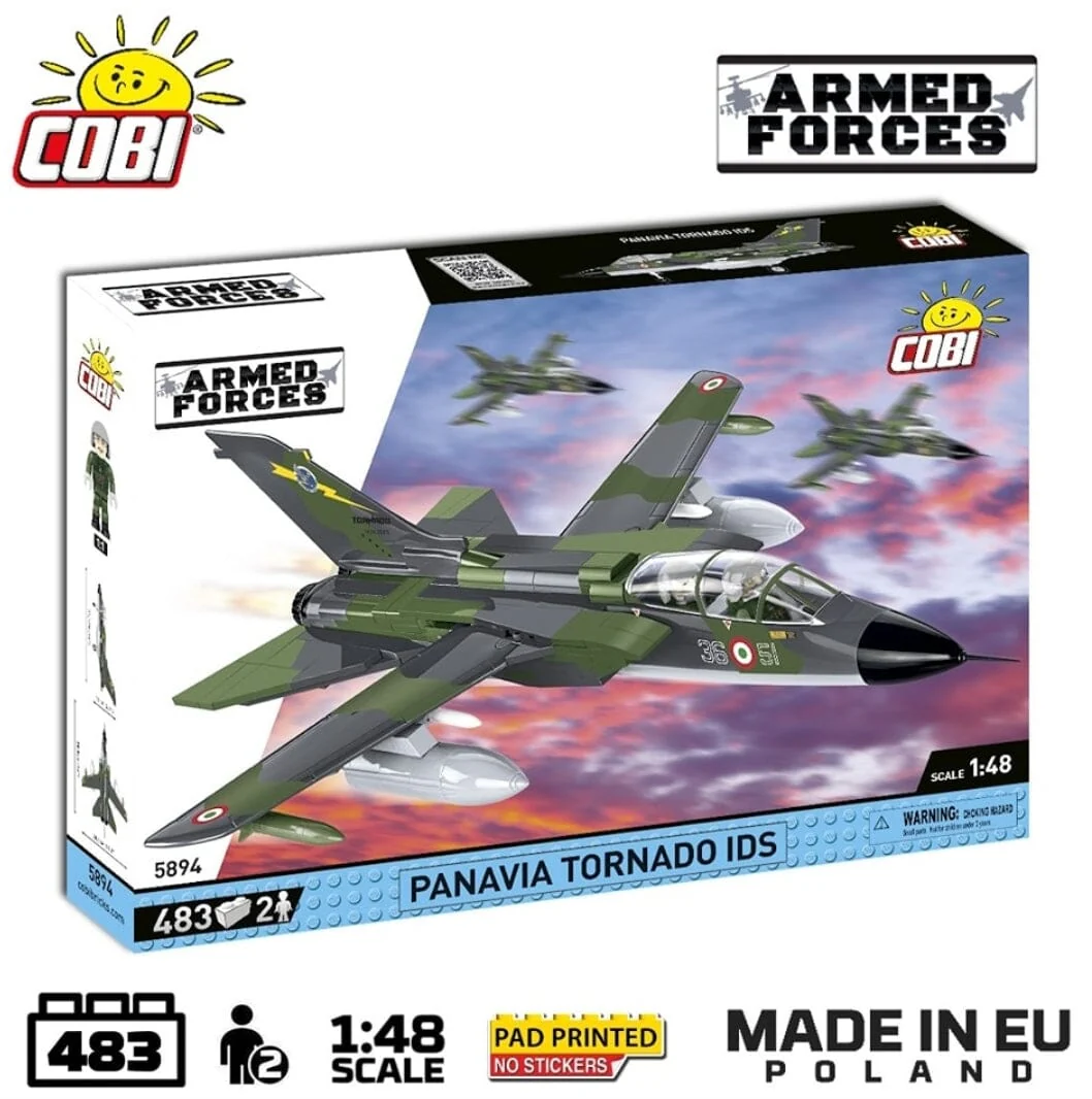 Panavia Tornado IDS brick plane model - COBI 5894 - 483 bricks
