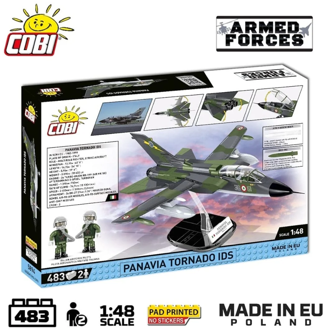 Panavia Tornado IDS brick plane model - COBI 5894 - 483 bricks - Image 2