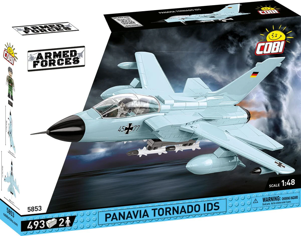 Panavia Tornado IDS German brick plane model - COBI 5853 - 493 bricks