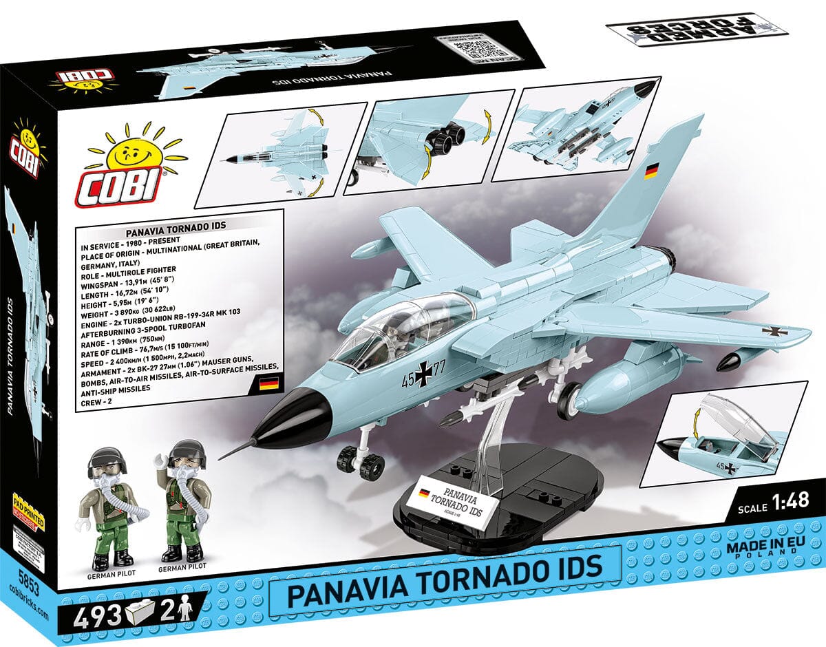 Panavia Tornado IDS German brick plane model - COBI 5853 - 493 bricks - Image 2